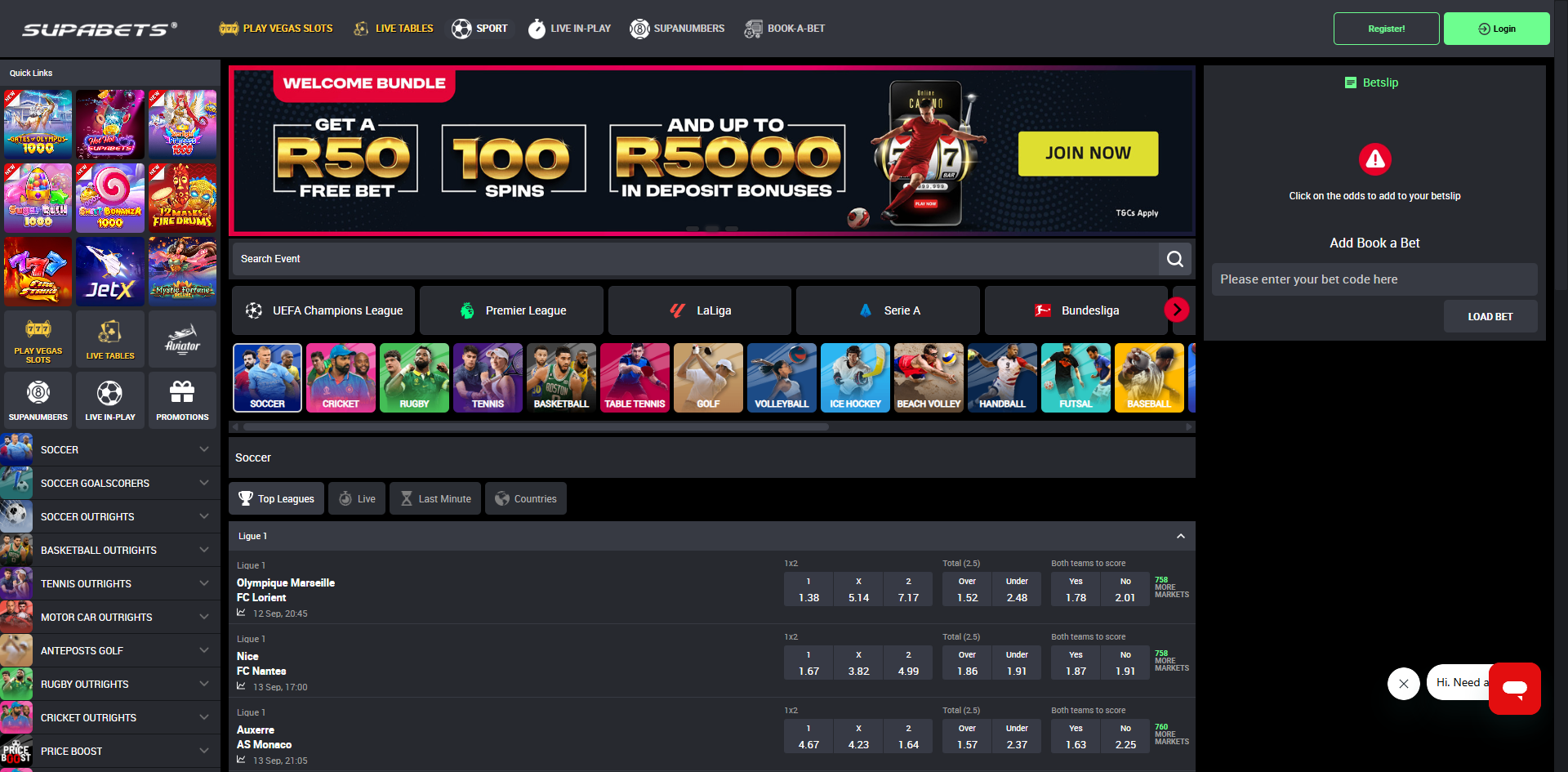 SupaBets Screenshot