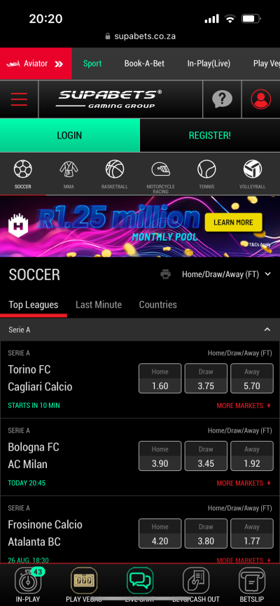 SupaBets Screenshot2